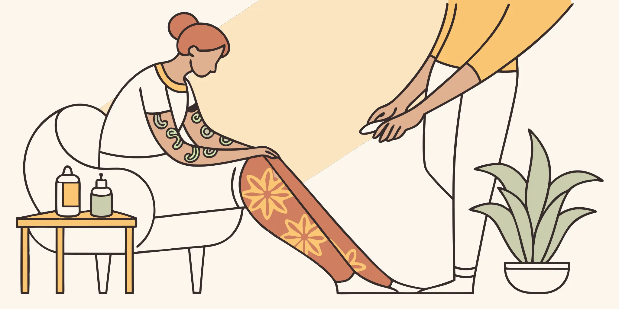 Brooklyn tattoo aftercare balm application.