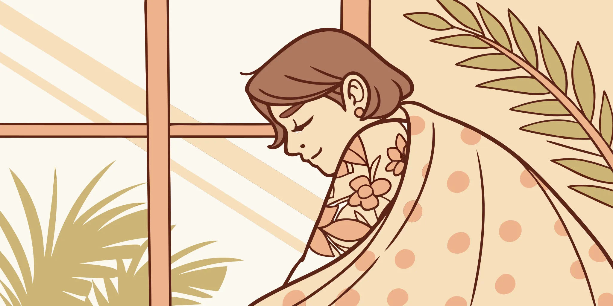 Healing tattoo wrapped in plastic, by a sunny window.